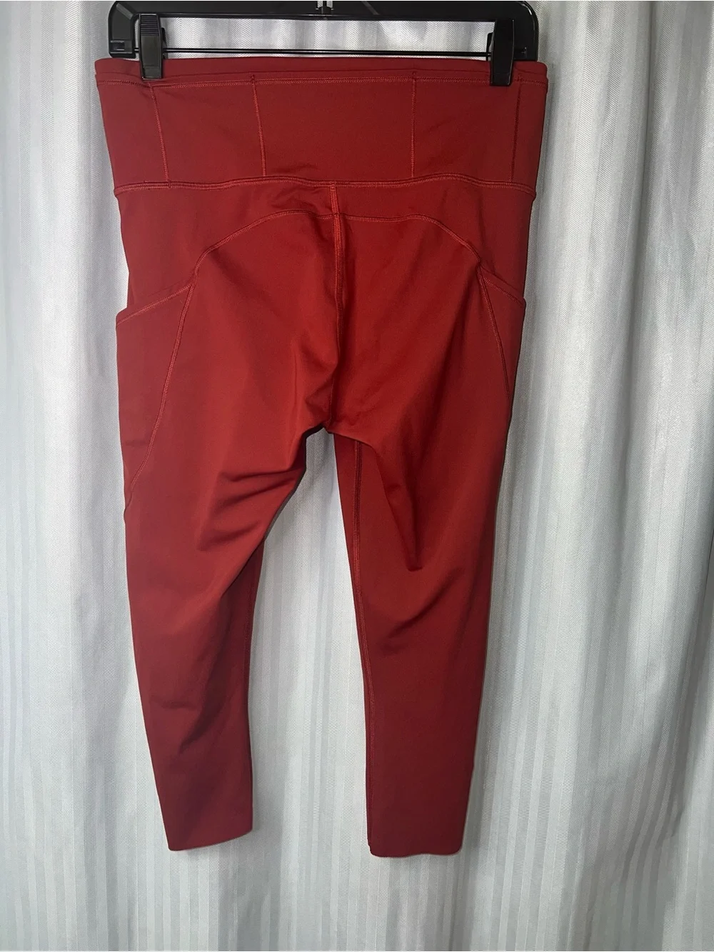 lululemon athletica High-Rise Red Pocket Leggings size 10